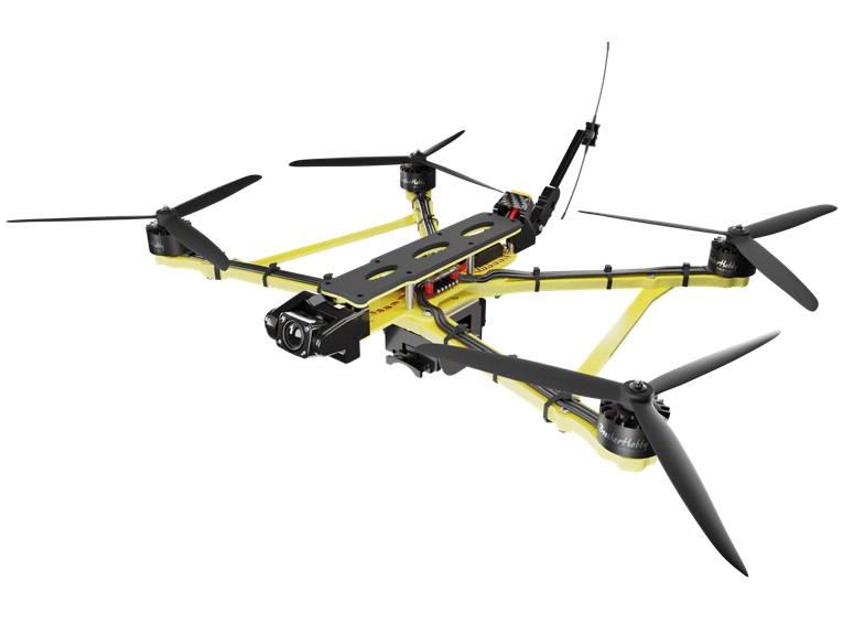 FPV - дрон 10 дюймів "ШПАК" текстоліт поворотна камера цифрова FLY KROP